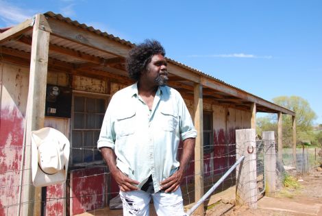 Indigenous singer Frank Yamma is visiting all the way from Australia.