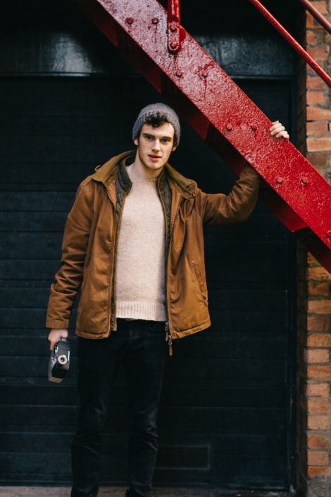 Twenty year old Joe Christie is in his first year of his studies in Edinburgh. Photo: Louise Spence Photography 