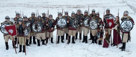 The squad in the snow. Photo Kevin Osborn