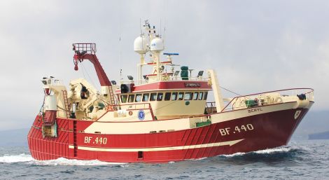 The Beryl seen here last year on her way to Lerwick.