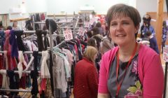 Sharon Deyell: 'the swapshop is the highlight of the year for many people' - Photo: Hans J Marter/ShetNews