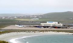 Sumburgh airport faces disruption next month after security staff voted to strike for 48 hours.