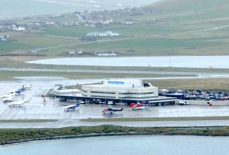 Sumburgh Airport.