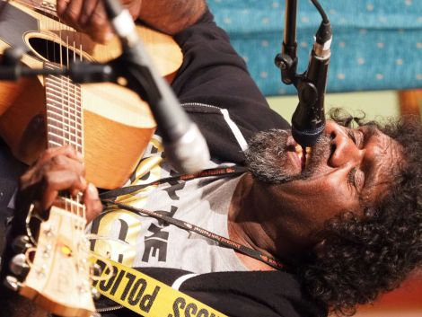 Indigenous Australian singer-songwriter Frank Yamma will be singing in his native language and in English. Photo: Chris Brown