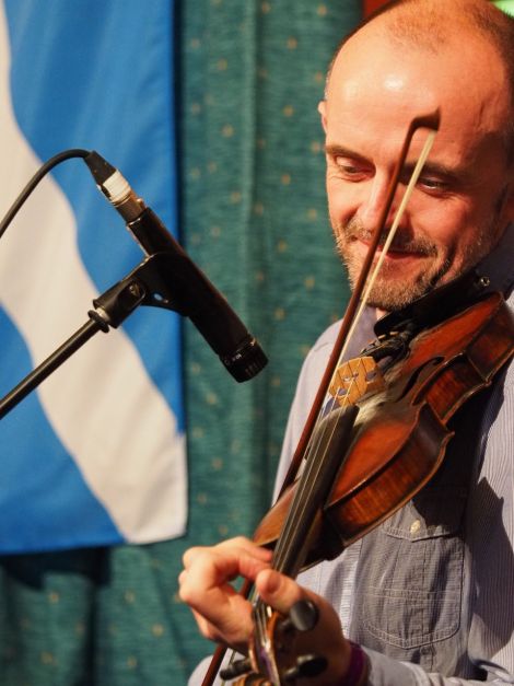 Duncan Chisholm, one of Scotland's most accomplished fiddlers and composers.