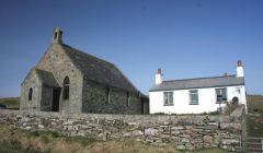 The Dunrossness Methodist chapel and manse. Photo Anderson & Goodlad