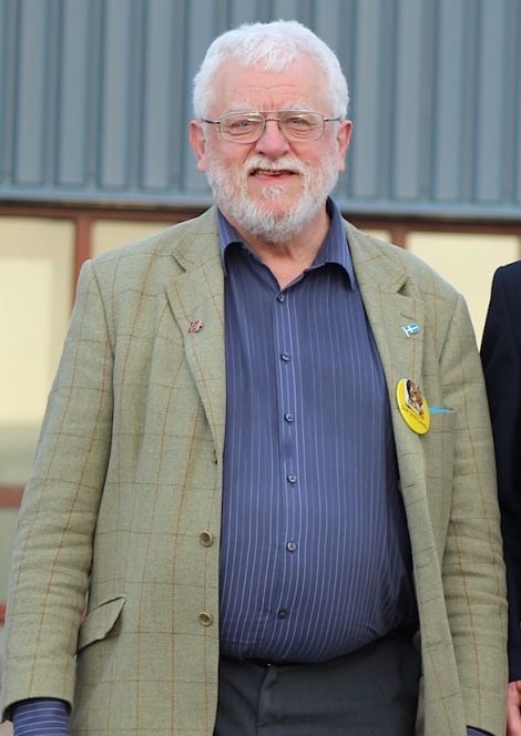 Danus Skene prior to the Althing debate in Tingwall last month. Photo: Shetnews