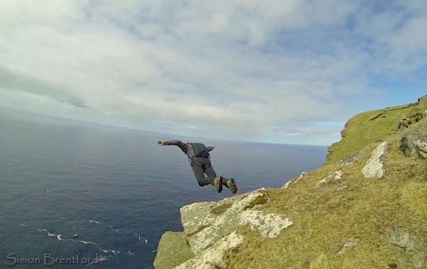 'The moment you jump, you are both dead and live at the same time' - all photos: Simon Brentford