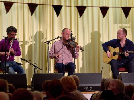 Jarlath Henderson, Duncan Chisholm and Matheu Watson. Photo: Chris Brown.