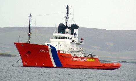 The MCA's Herakles emergency towing vessel