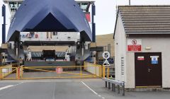 The ferry terminal at Toft, the gateway from the Shetland mainland to Yell, Unst and Fetlar.