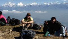 Beth Cummings on her visit to Nepal last year.