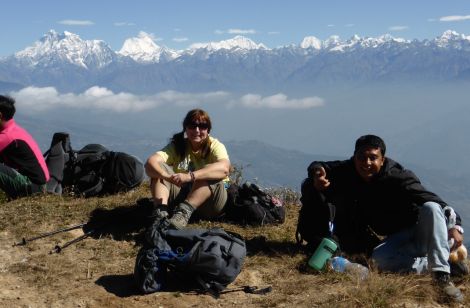 Beth Cummings on her visit to Nepal last year.