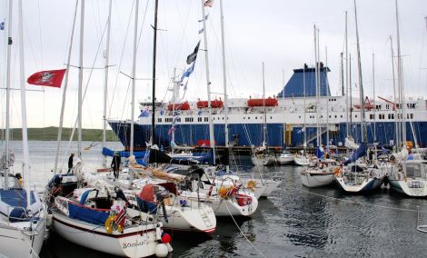 Most yachts participating in the annual Shetland Race arrived overnight from Thursday to Friday - Photo: Chris Cope/ShetNews