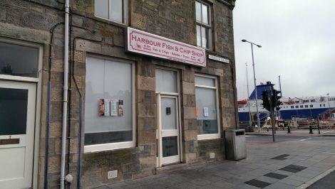 The Harbour Fish and Chip Shop at Harrison Square in Lerwick. Photo: Shetnews/Chris Cope