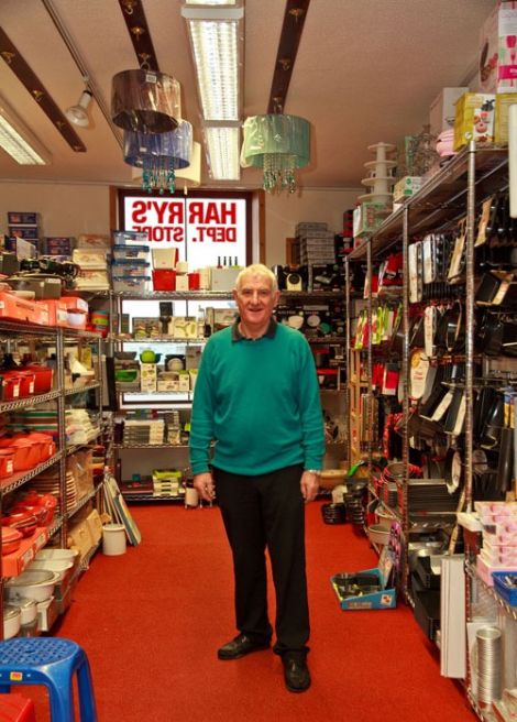 Jamieson pictured in 2012 as he celebrated Harry's Department Store's 50th anniversary. Photo: Olivia Abbott