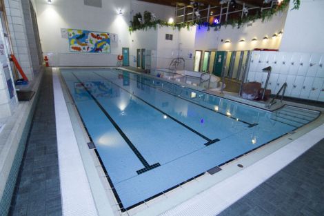 The swimming pool at the West Mainland Leisure Centre in Aith. Photo: SRT