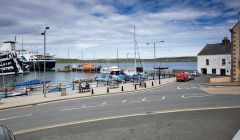 Lerwick's small boat harbour beside which the sculpture will be erected. Photo Peter Leask