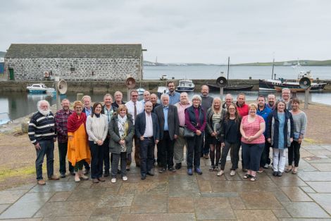 Follow the Vikings delegates at Hay's Dock last week - Photo: Austin Taylor