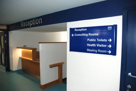 The reception area at the new surgery. Photo courtesy of DITT.