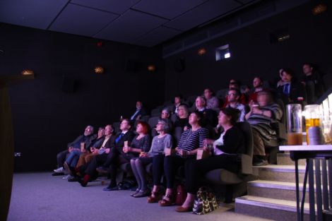 The audience at Tuesday's launch. Prestigious guests for this year's festival include Olivier award-winning Scottish actress Lindsey Duncan. Photo: Lauren Daughton 