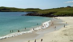 Not a photo from this year! Meal beach on a warm summer's day in 2008 - Photo: ShetNews