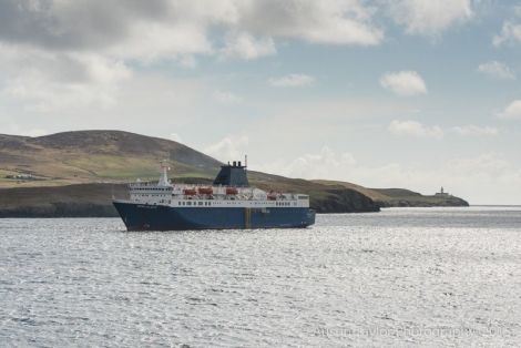 The Ocean Atlantic arriving at Lerwick harbour in April this year - Photo: Austin Taylor