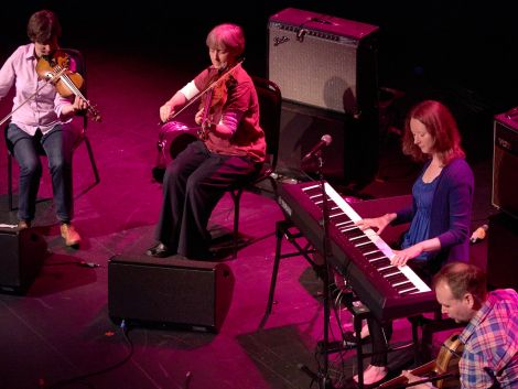 The audience could have used a dance floor when Corran Raa took to the stage. Photo Chris Brown