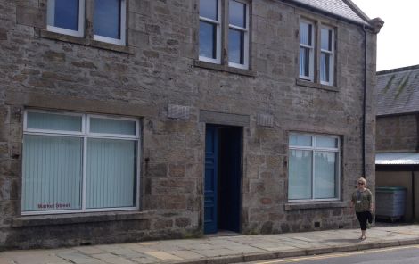 Work has started on converting the premises at 4 Market Street into a new dental practice - Photo: ShetNews