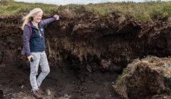 Shetland Amenity Trust's peatland restoration project officer Sue White, who is one of three speakers at Friday's workshop. Photo Austin Taylor