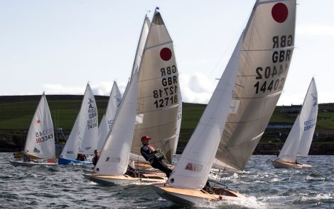 Yachts taking part in the inter-club regatta. Photo: Billy Fox.