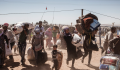 Syrian Kurdish refugees arriving in Turkey. The conflict in Syria has now the world's largest single driver of displacement - Photo: UNHCR / I. Prickett