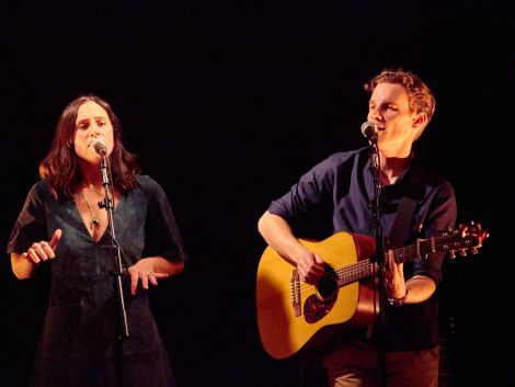 Half-Welsh, half-Mississippi singing duo Lewis & Leigh left the crowd "utterly mesmerised".