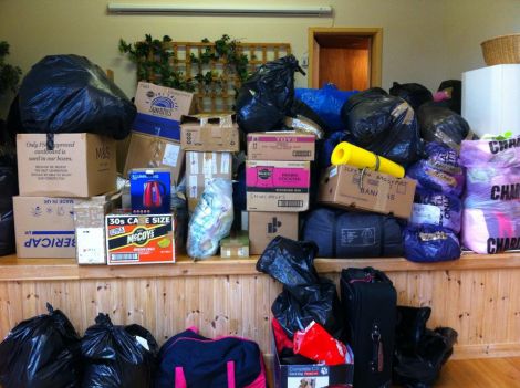 Donations of supplies to help refugees have been flooding in to drop-off points at Bixter Hall and Burra Hall over the weekend. Shetland Solidarity with Refugees has now published details of several other drop-off points throughout the islands.