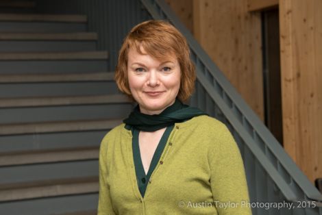 Director Karen Guthrie at Mareel on Tuesday night - Photo: Austin Taylor