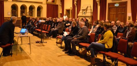 Over 60 people attended the official launch of Wir Shetland on Wednesday night. Photo: Shetnews