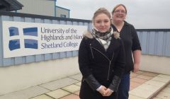 Recent graduates Klaudia Grubska and Jacqui Clark have been recruited to work at the college.