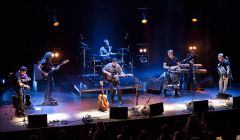 Skerryvore delivered a high-energy set at Mareel last night. Photo: Dale Smith