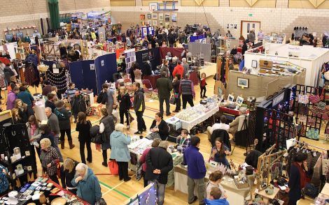 This year' craft fair attracted 130 exhibitors - Photos: Hans J Marter/ShetNews