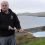 Henry MacColl (with pizza shovel or buccia di pizza) at the site for his proposed new Italian restaurant - Photo: Hans J Marter/ShetNews