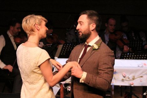 Mezzo-soprano Laura Margaret Smith (Vaila) and Andrew Dickenson (Iain).