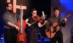 April Verch performing in Burra. She wrote a song in honour of Thomas Fraser. Photo: Davie Gardner