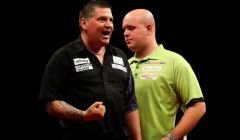 Bullseye! Professional darts champions Gary Anderson and Michael van Gerwen will face off at the Clickimin in April.