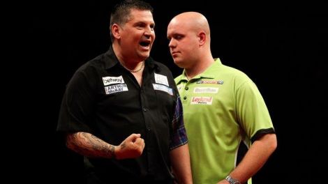 Bullseye! Professional darts champions Gary Anderson and Michael van Gerwen will face off at the Clickimin in April.