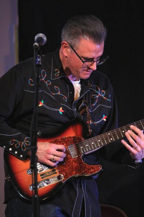 Organiser Karl Simpson said Larry Garvin's guitar playing was among the best he's ever seen. Photo: Davie Gardner