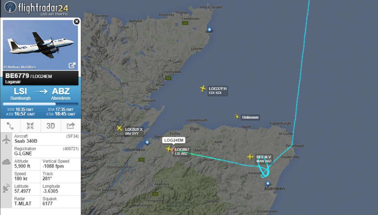 Aberdeen airport closed Shetland News