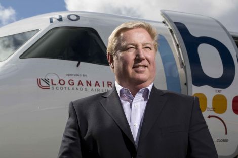 Loganair chief executive Stewart Adams.