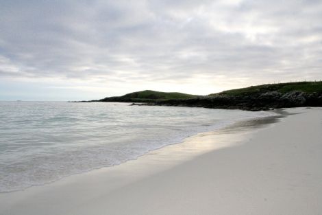 Meal Beach in Burra where the unexploded device was found. Photo: ShetNews