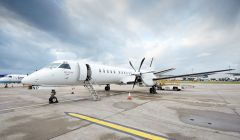 One of Loganair's Saab 2000 aircrafts - Photo: Loganair