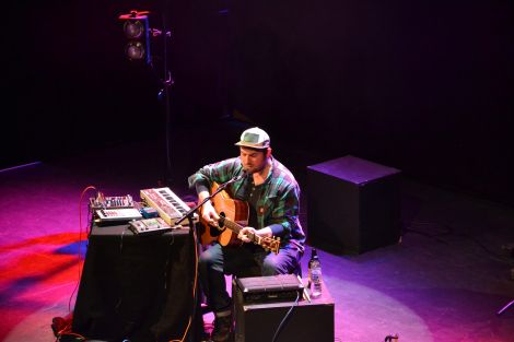 Multi-talented Eigg-based singer songwriter The Pictish Trail. Photo: Shetnews